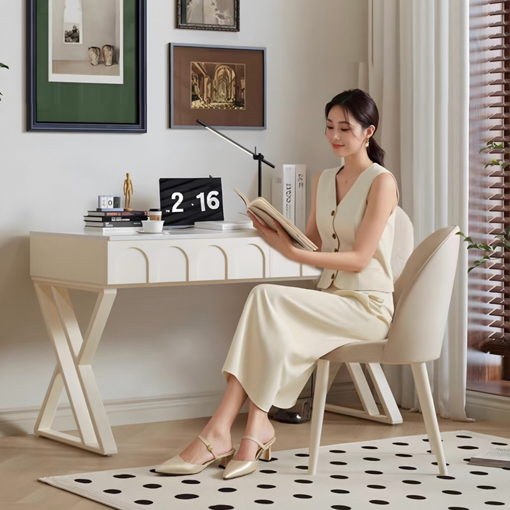 LUMINA Modern Study Table with Drawer - Radical Homes Singapore