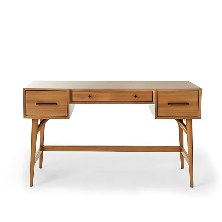 LENDEN Modern Solid Wood Study Table - Radical Homes Singapore