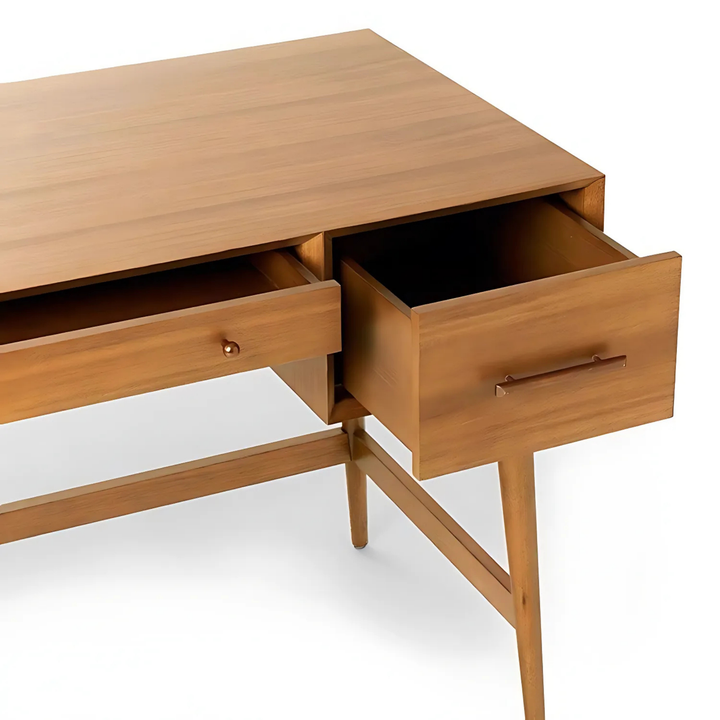LENDEN Modern Solid Wood Study Table - Radical Homes Singapore
