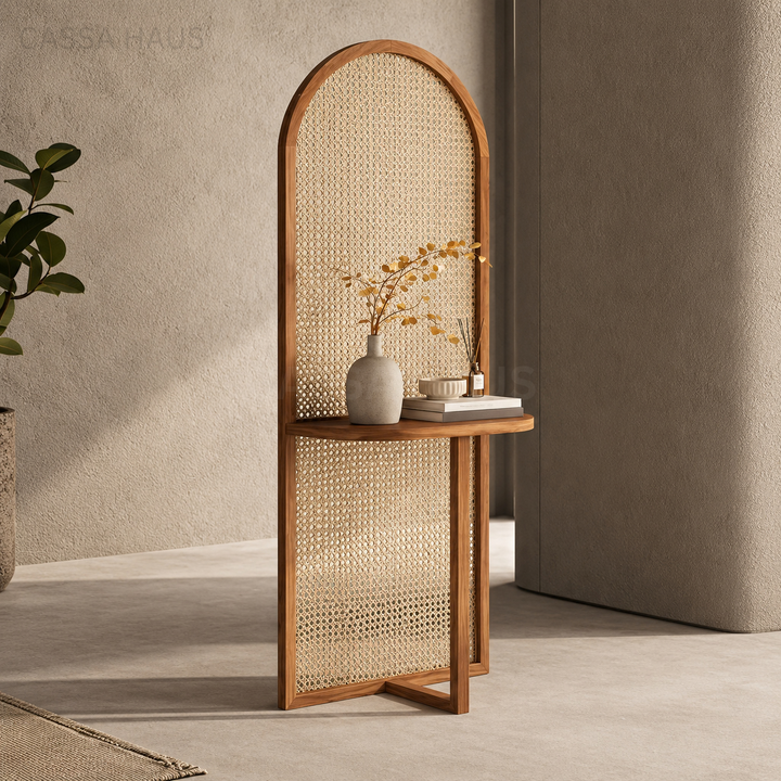 AJRE Rustic Rattan Partition - Cassa Haus Singapore