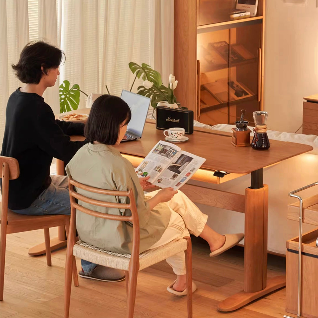 DOUGLAS Modern Solid Wood Adjustable Study Table