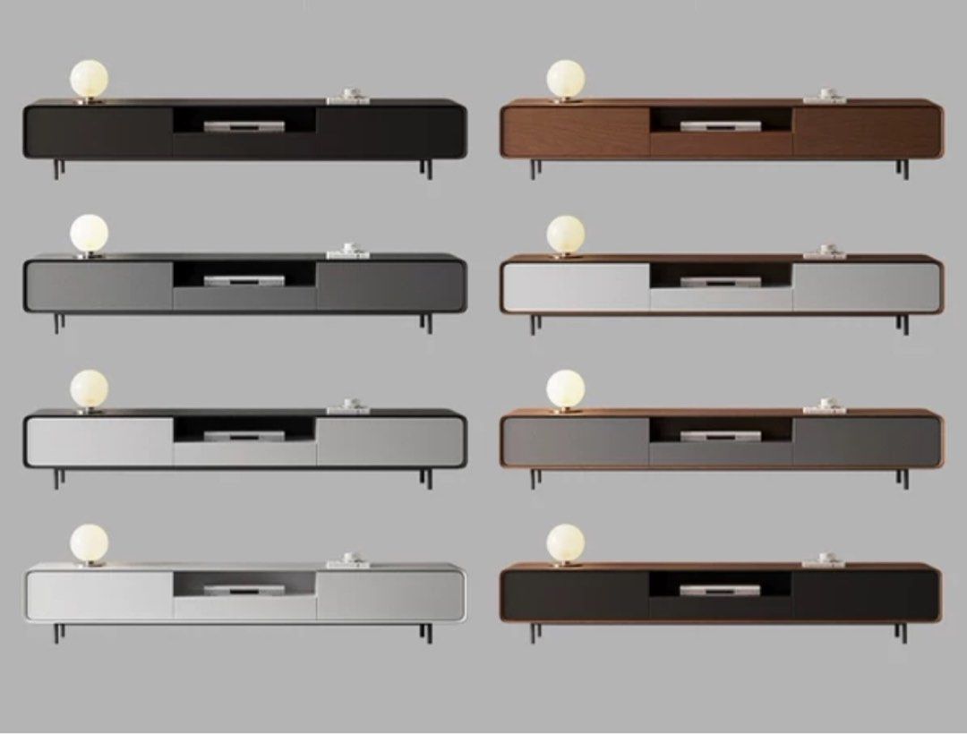 BRAUN Modern TV Console & Coffee Table - Radical Homes Singapore