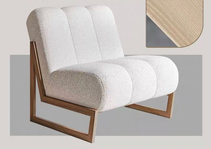 KYLE Modern Boucle Lounge Chair - Radical Homes Singapore