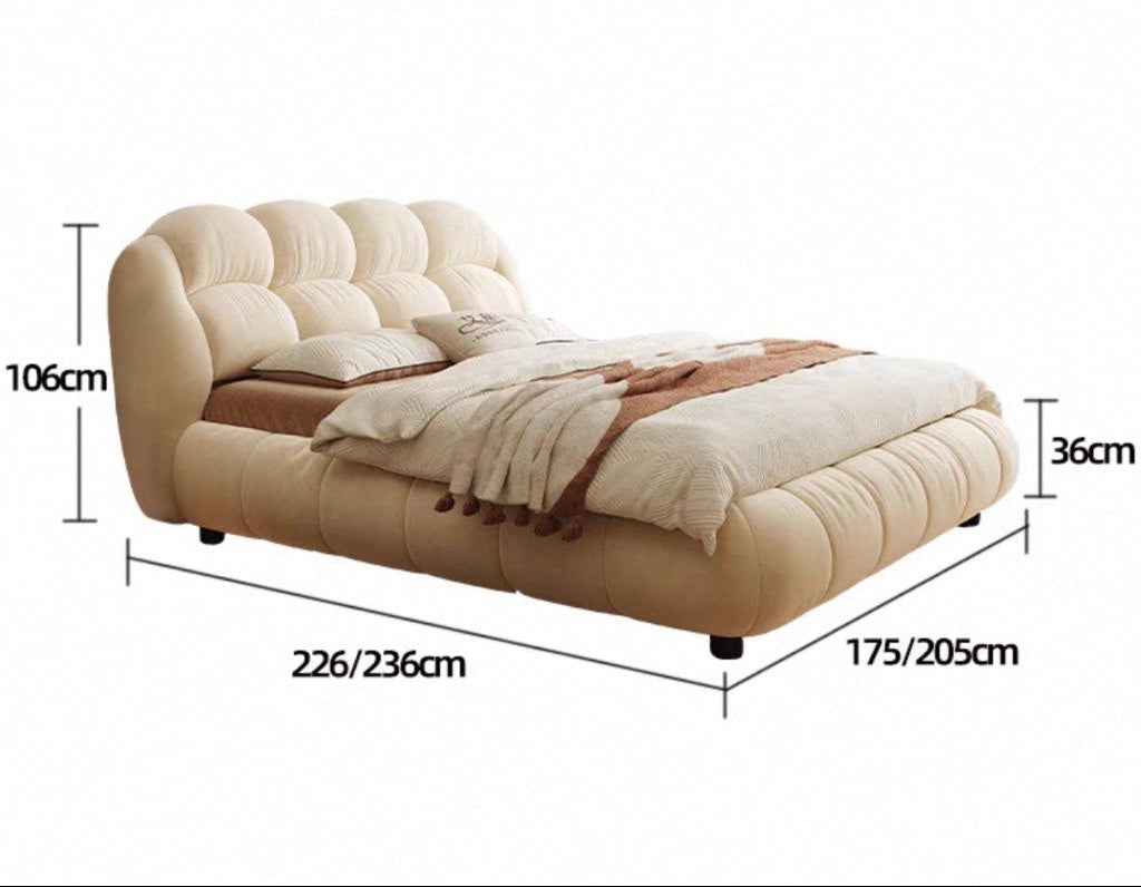 POUFFY Modern Storage Bedframe - Radical Homes Singapore