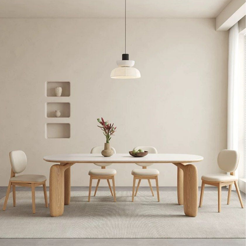 UJO Modern Boucle Dining Chair - Radical Homes Singapore