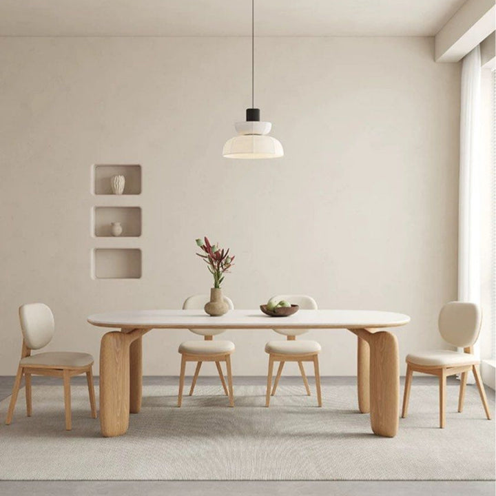 UJO Modern Boucle Dining Chair - Radical Homes Singapore