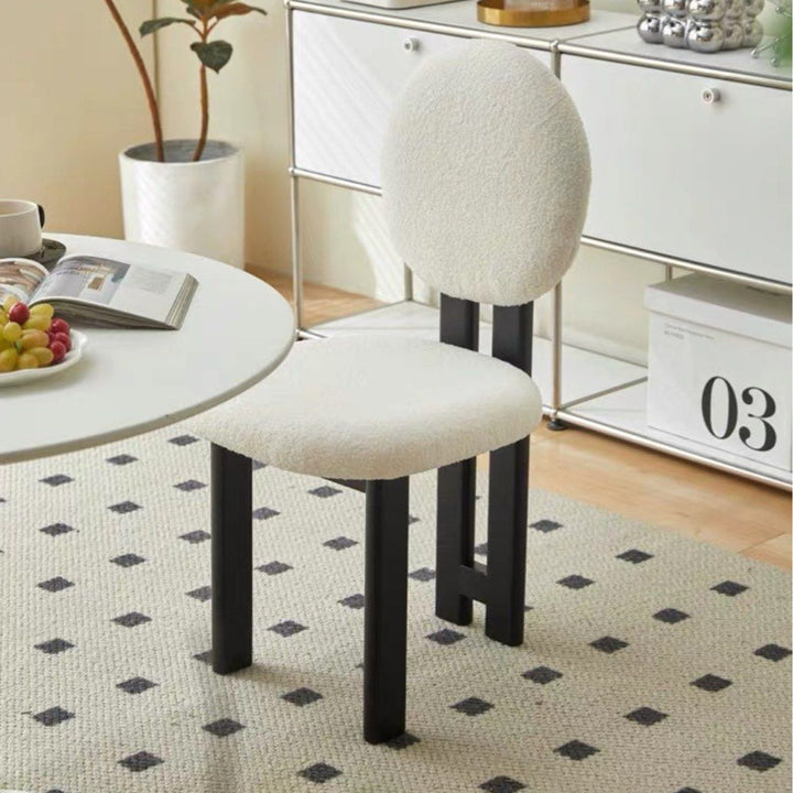 DON Mid-Century Boucle Dining Chair - Radical Homes Singapore