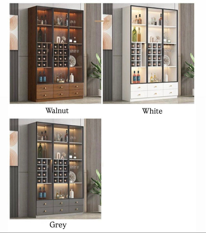 GELORO Modern Wine Cabinet - Radical Homes Singapore