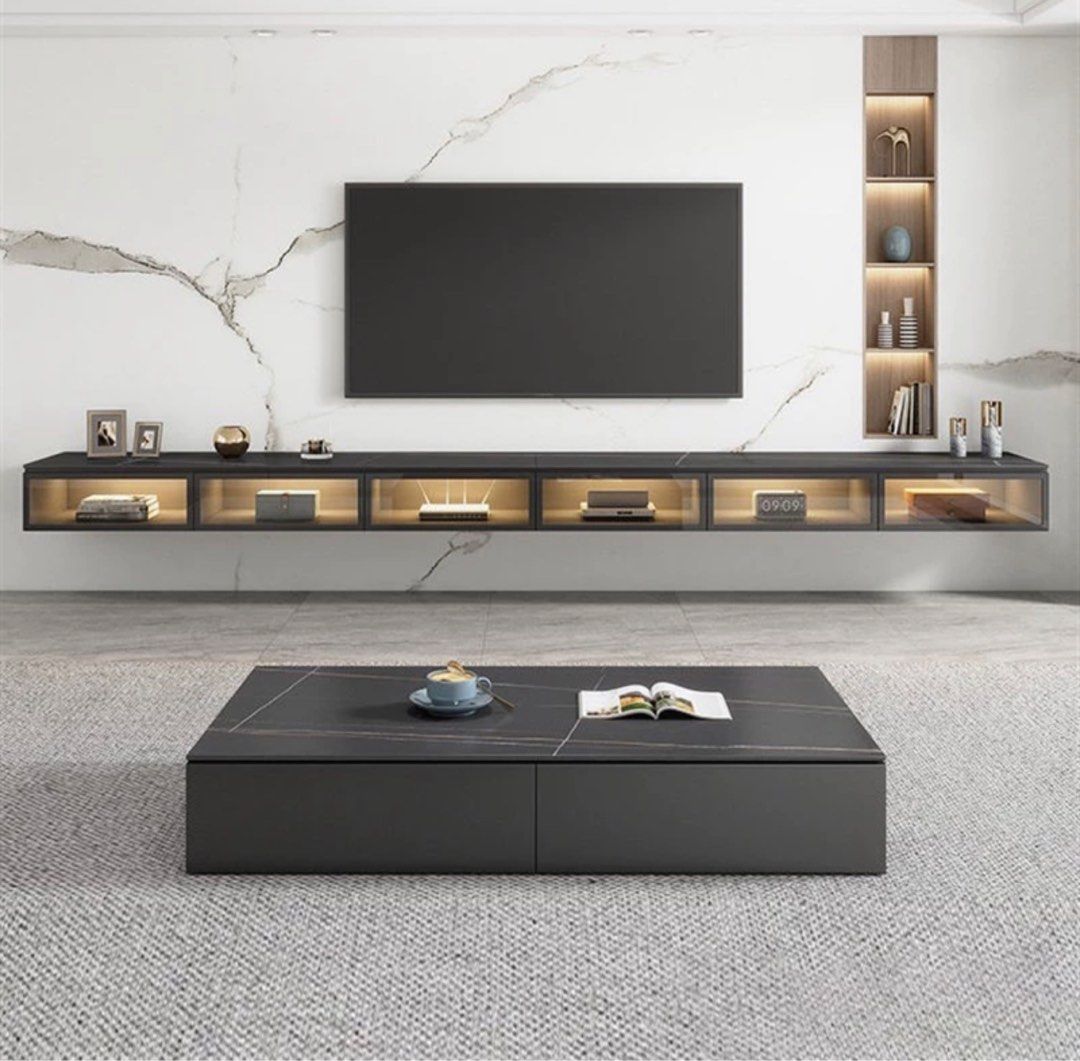 STADIA Modern Floating TV Console - Radical Homes Singapore