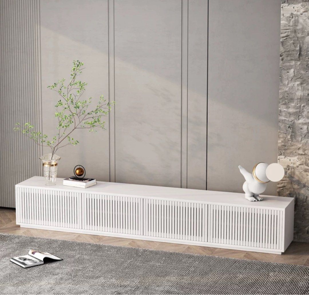 CESTER Japandi Solid Wood TV Console - Radical Homes Singapore