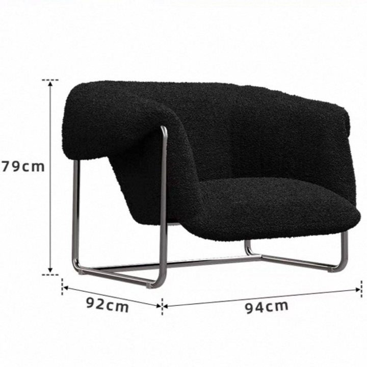 OLIN Modern Boucle Lounge Chair - Cassa Haus Singapore