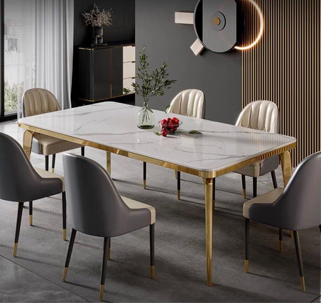 SILEX Modern Sintered Stone Dining Table - Cassa Haus Singapore