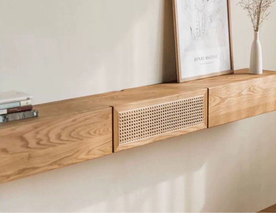 RADO Rustic Oak Floating TV Console - Radical Homes Singapore