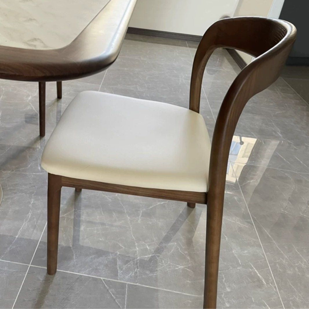 LEANN Modern Solid Wood Dining Chair - Radical Homes Singapore