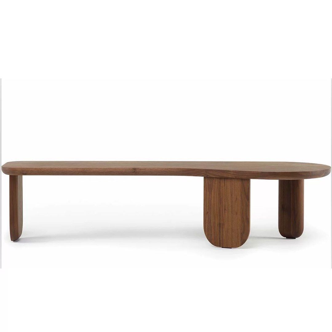 VERLY Walnut Wood Bench - Radical Homes Singapore