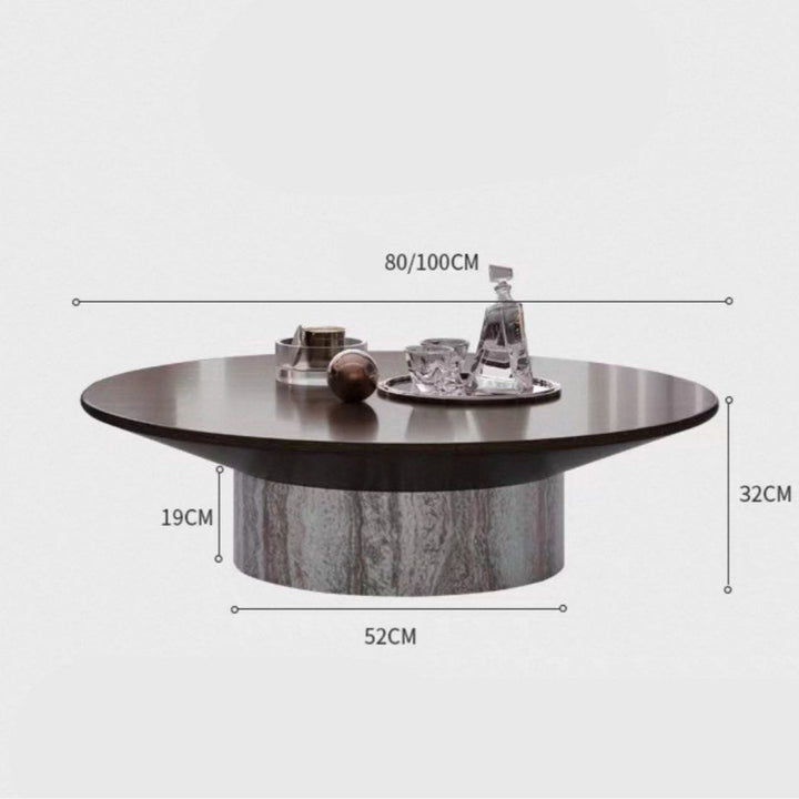 AUREVAN Modern Marble Coffee Table - Cassa Haus Singapore