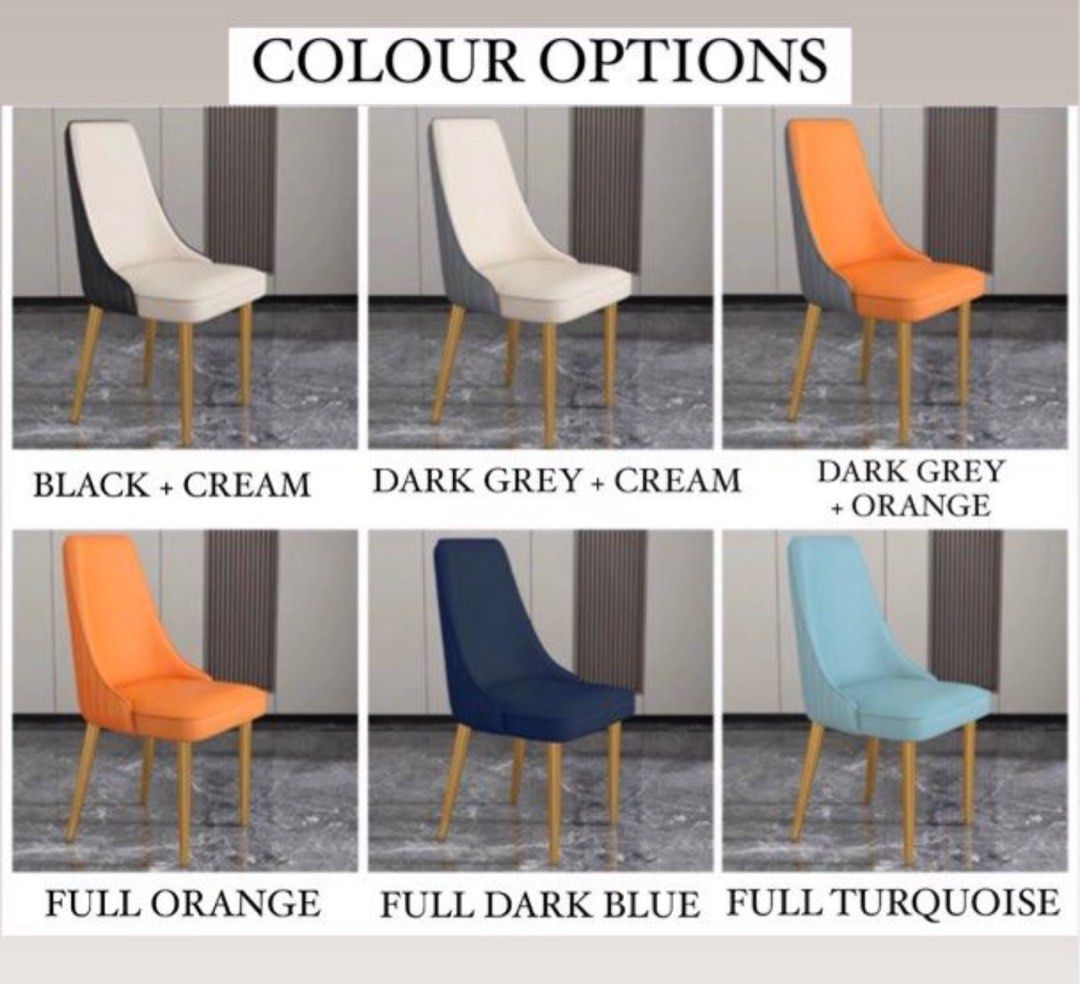 AEDA Modern Leather Dining Chair - Radical Homes Singapore