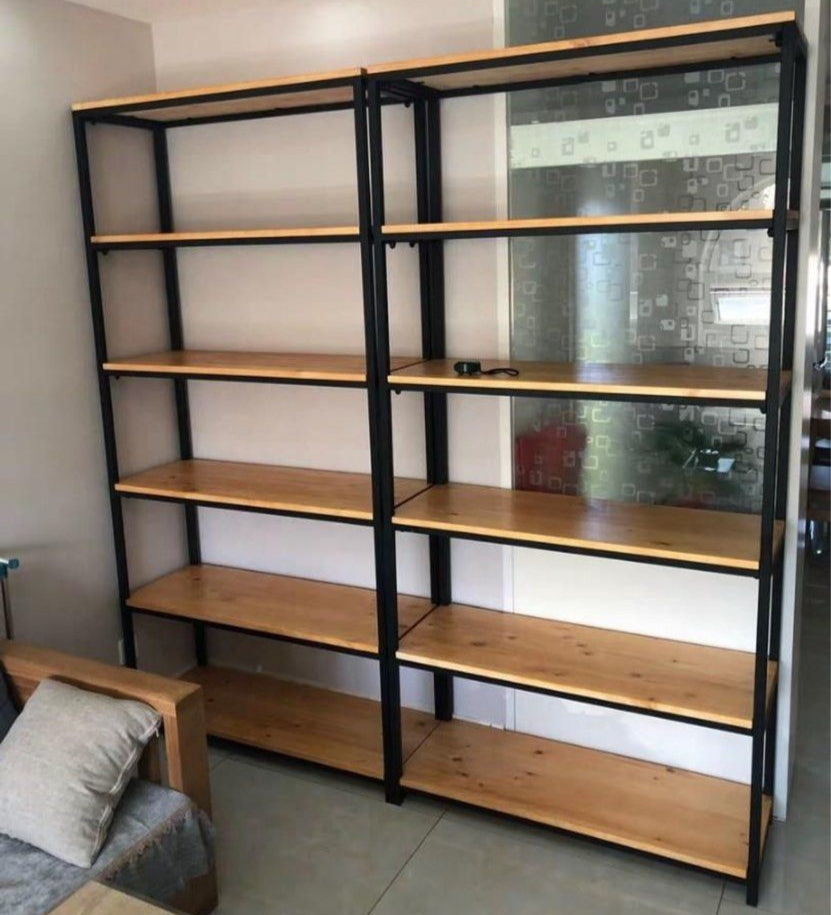 REDOAL Rustic Solid Wood Shelf - Radical Homes Singapore