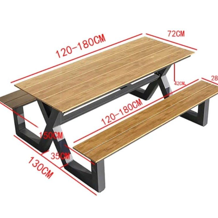 STEPH Outdoor Table & Bench - Radical Homes Singapore