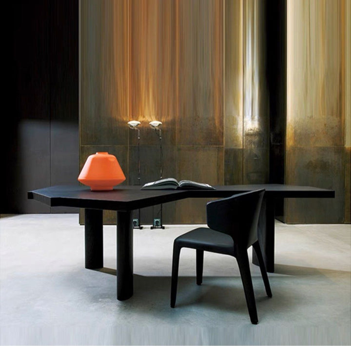 ALDEN Contemporary Solid Wood Study Desk - Radical Homes Singapore