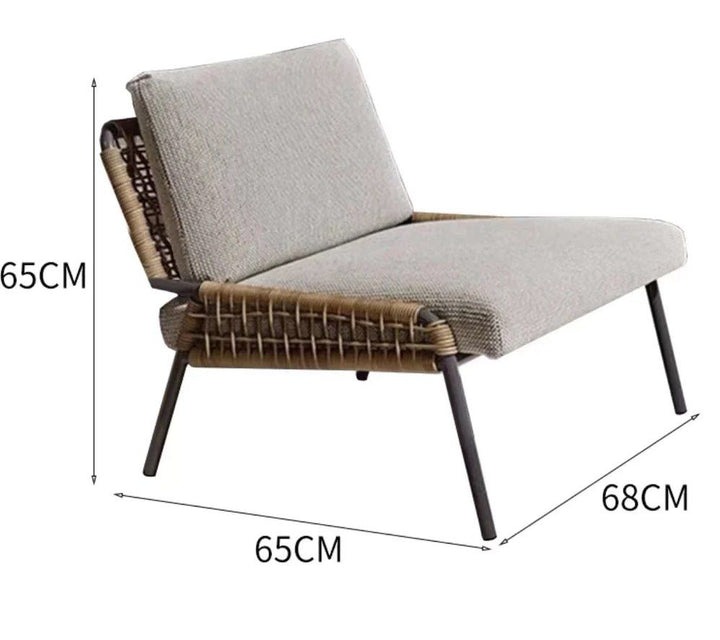 KENNY Wood Outdoor Lounge Chair ex - Radical Homes Singapore
