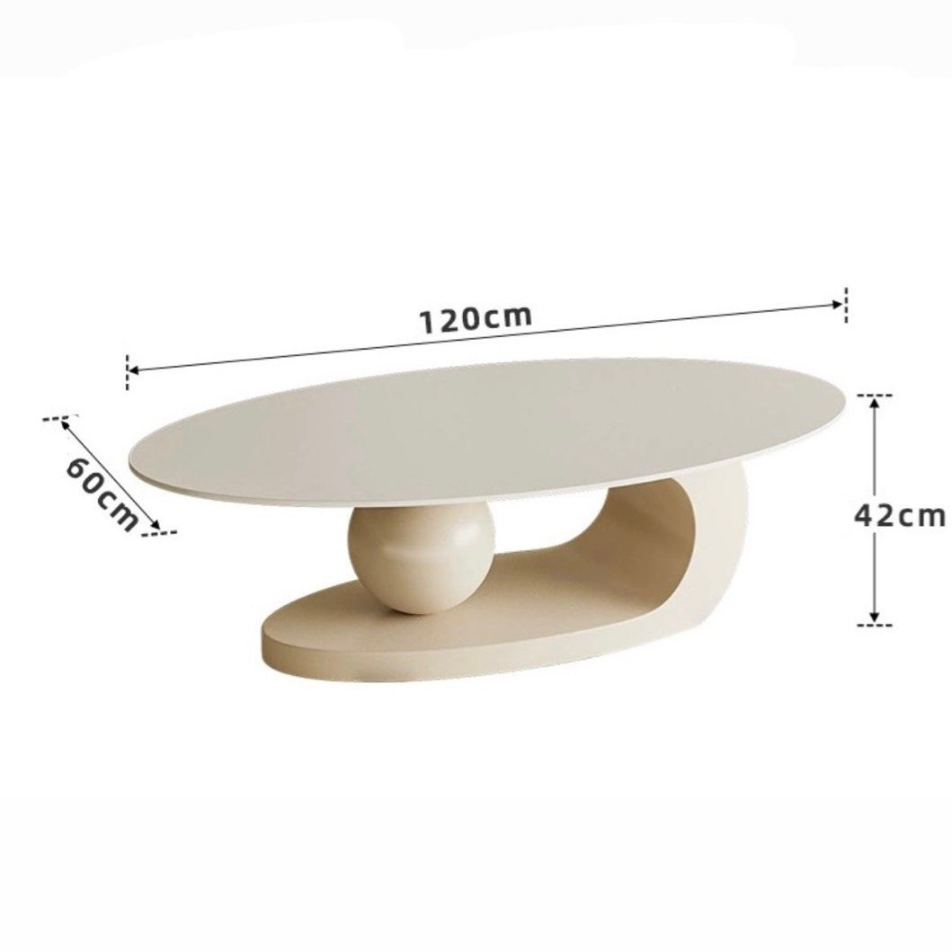 ALDO Modern Sintered Stone Coffee Table - Radical Homes Singapore