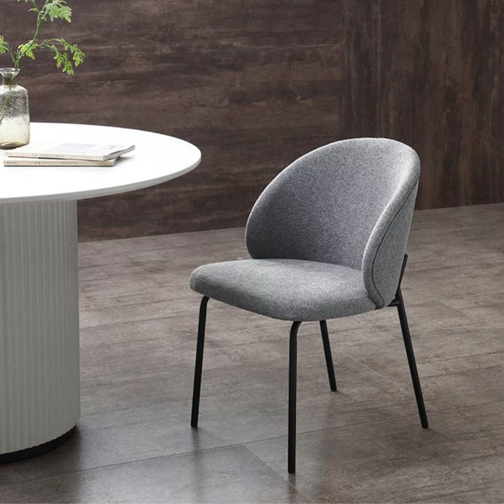 BURRY Modern Fabric Dining Chair - Radical Homes Singapore