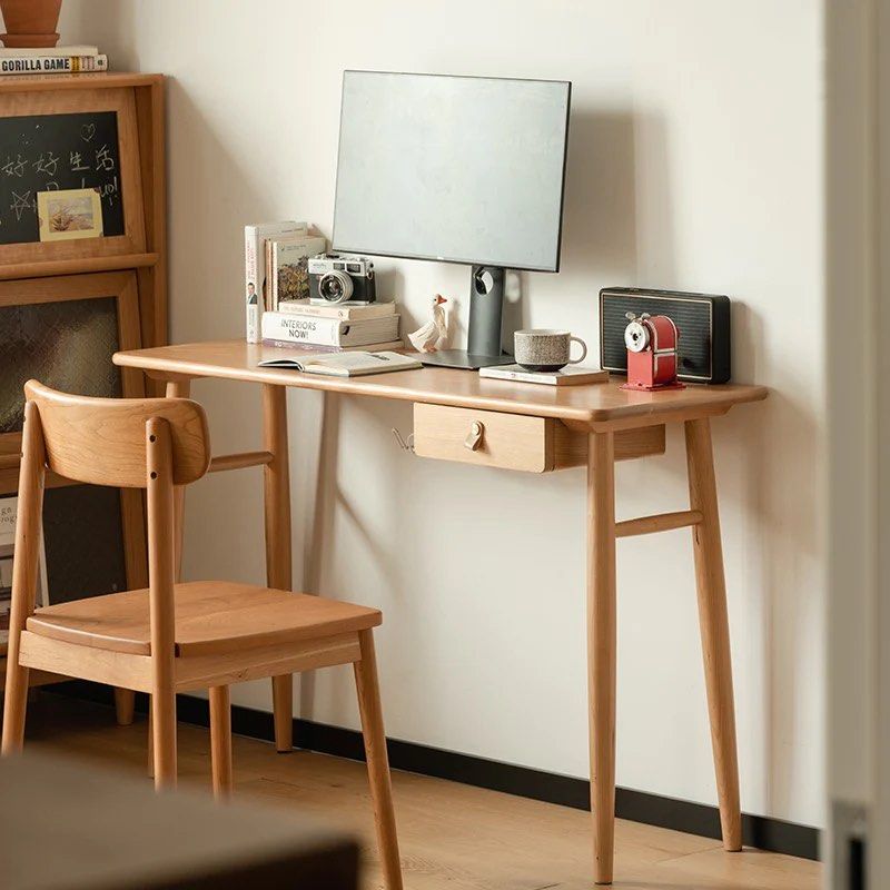ADRIAN Solid Wood Desk - Radical Homes Singapore