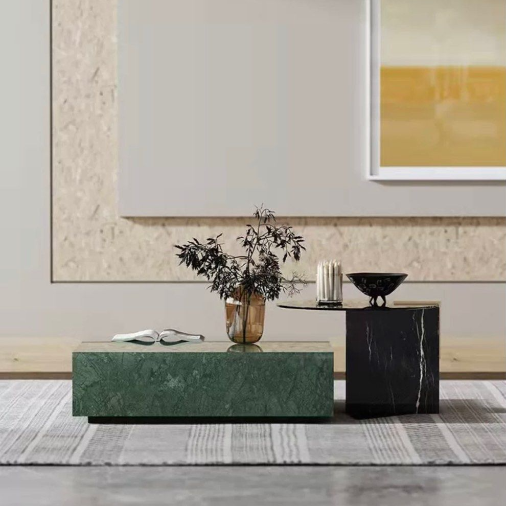 MALIN Luxurious Marble Coffee Table - Radical Homes Singapore