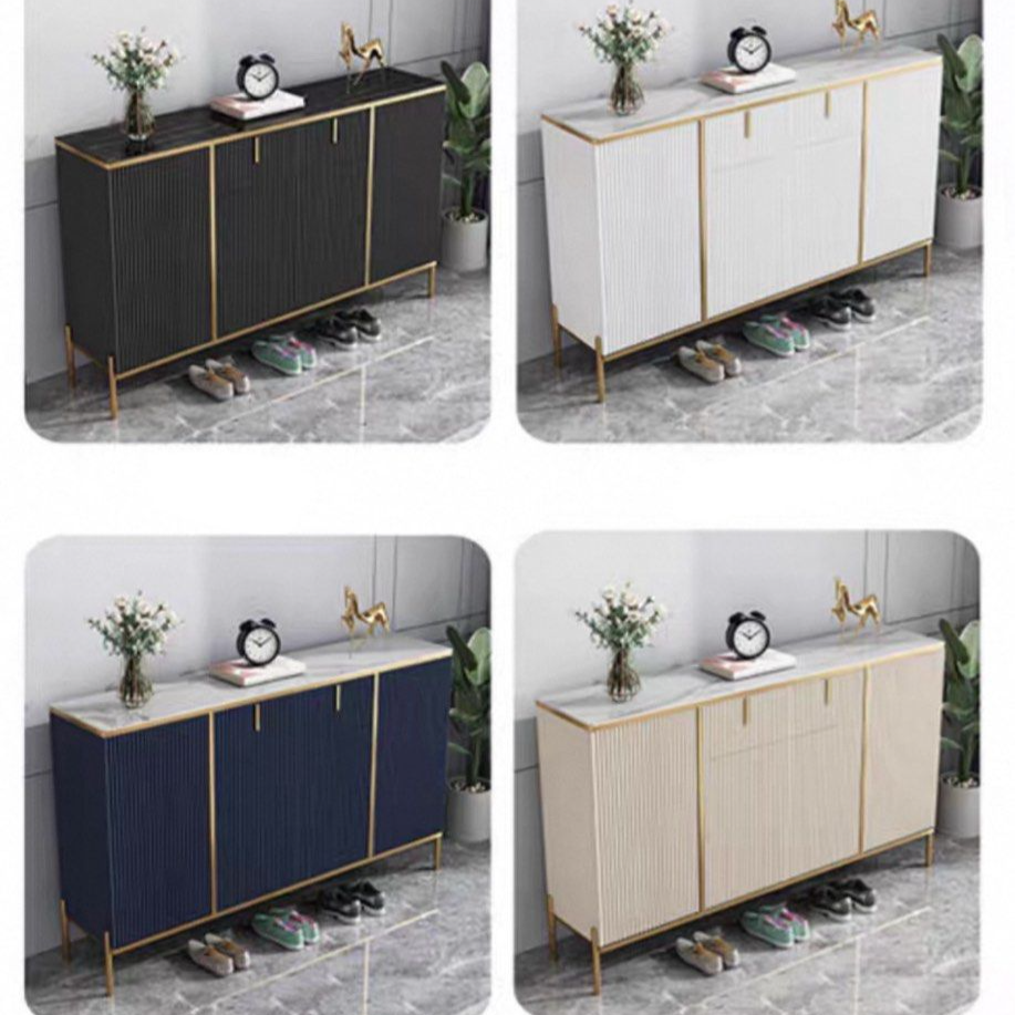 FRONE Modern Sintered Stone Shoe Cabinet - Radical Homes Singapore