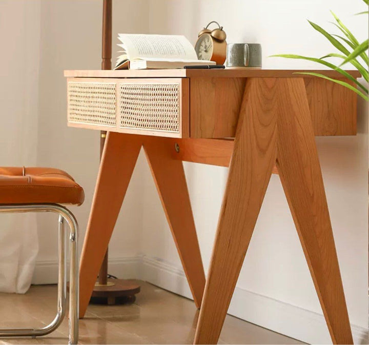 BASIL Solid Wood Desk - Radical Homes Singapore