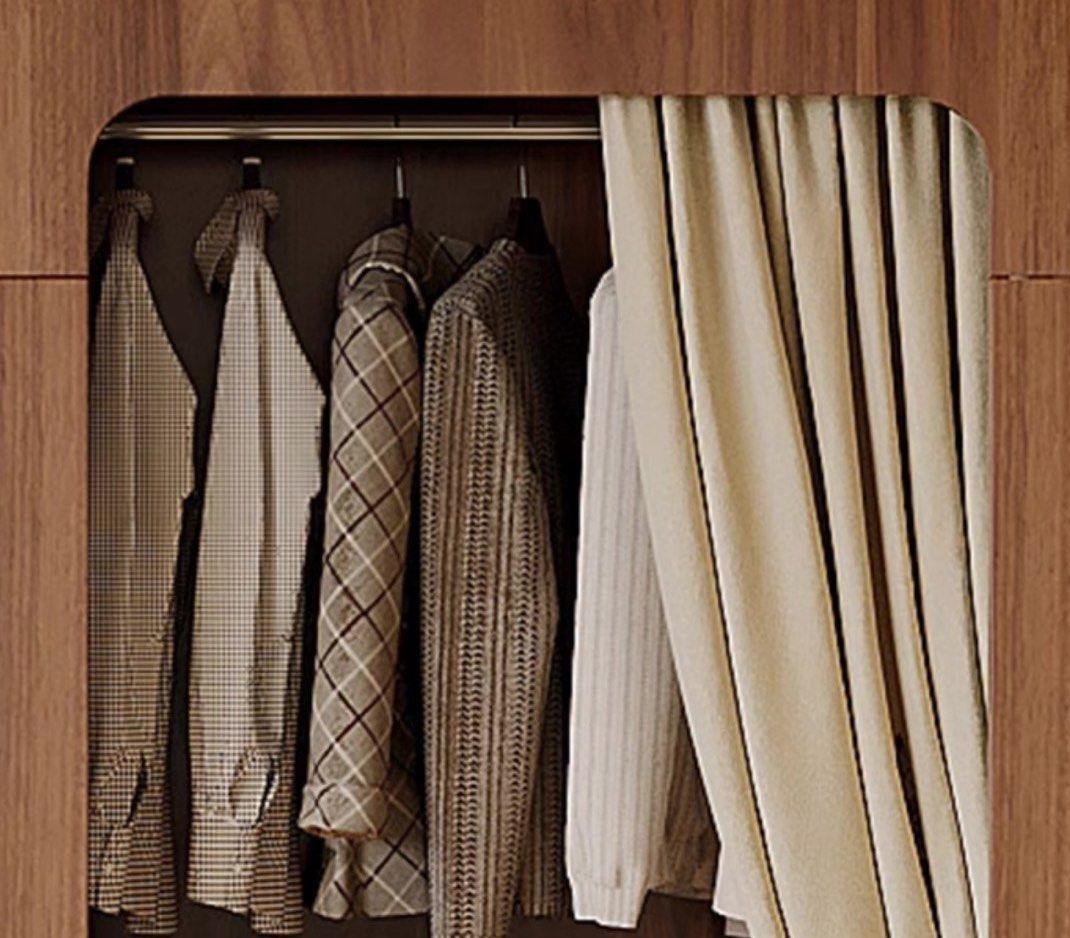 KAVRO Mid-Century Rattan Wardrobe - Cassa Haus Singapore