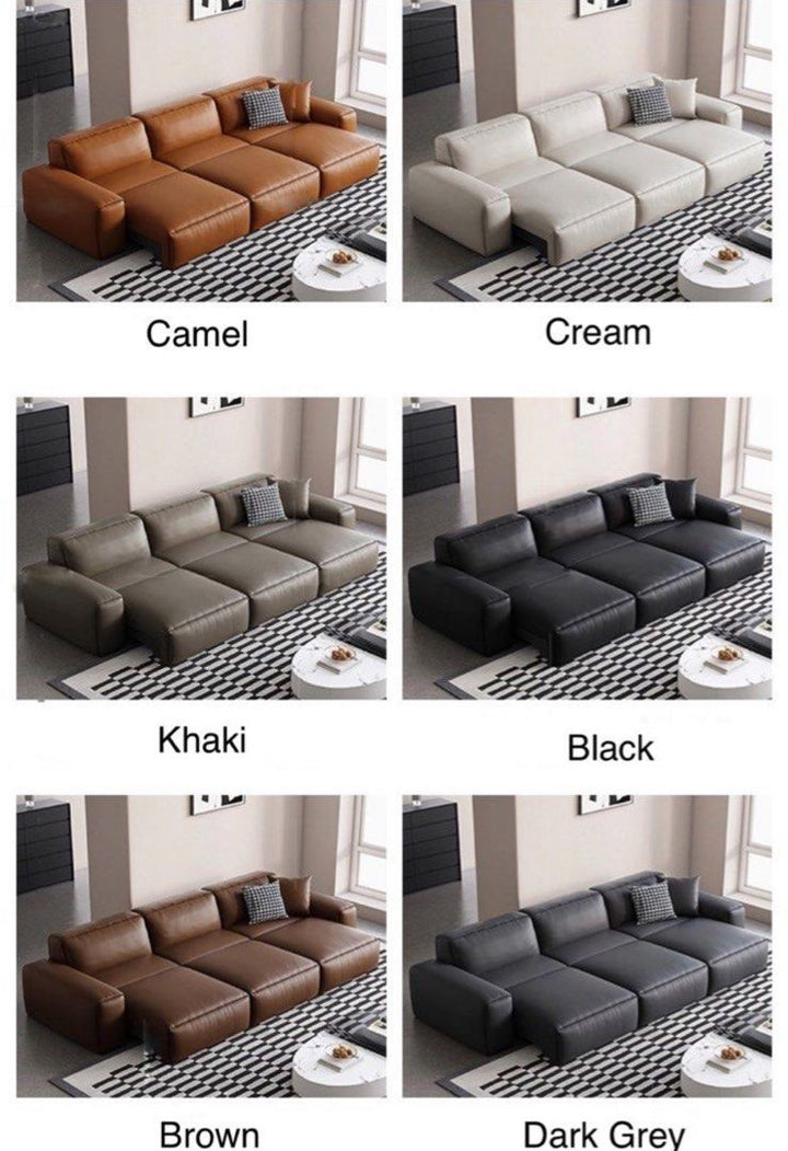 VISSARA Modern Electric Motorised Leather Sofa - Radical Homes Singapore