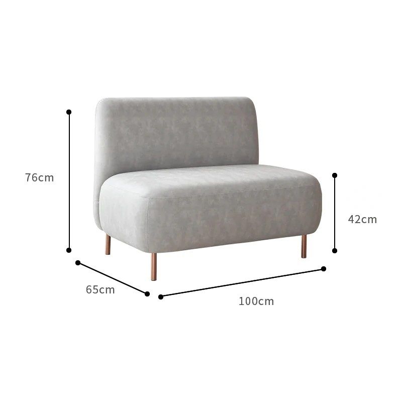 GUNIVIERE Armless Loveseat - Radical Homes Singapore