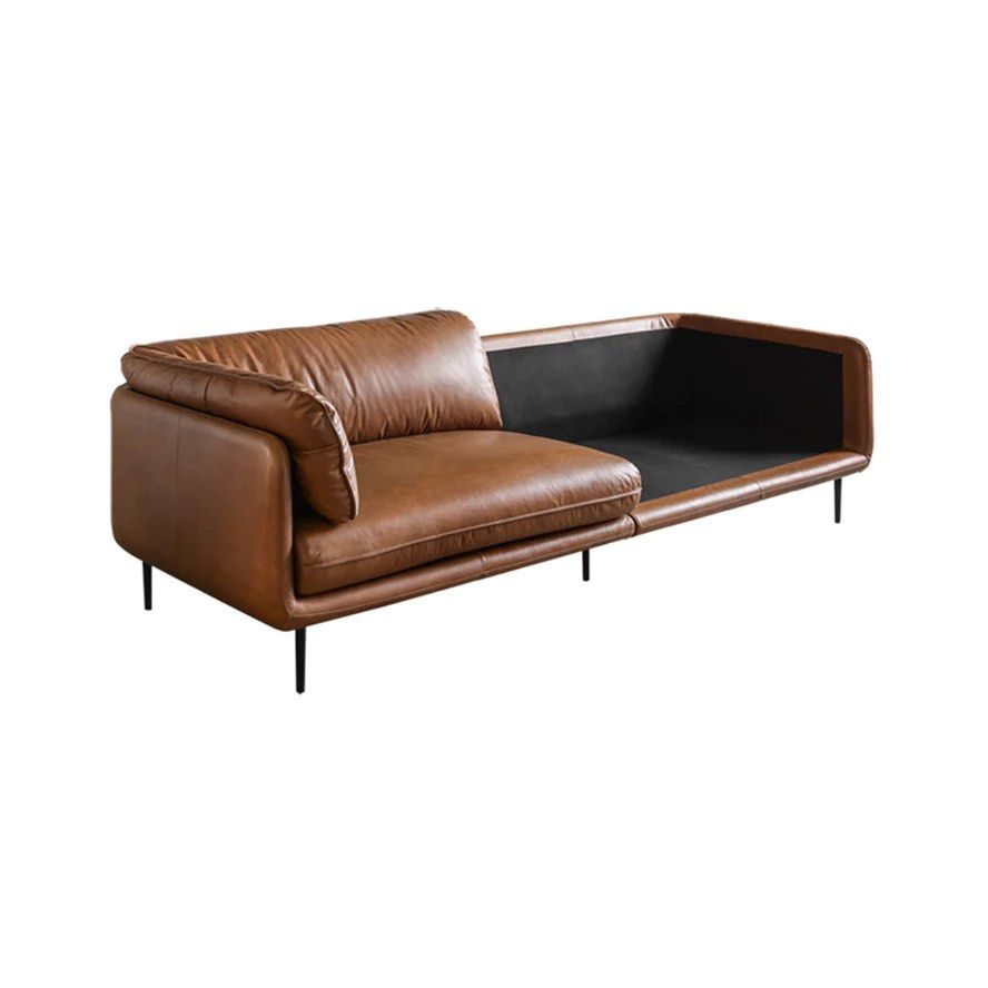 VOSSA Genuine Leather Sofa - Radical Homes Singapore