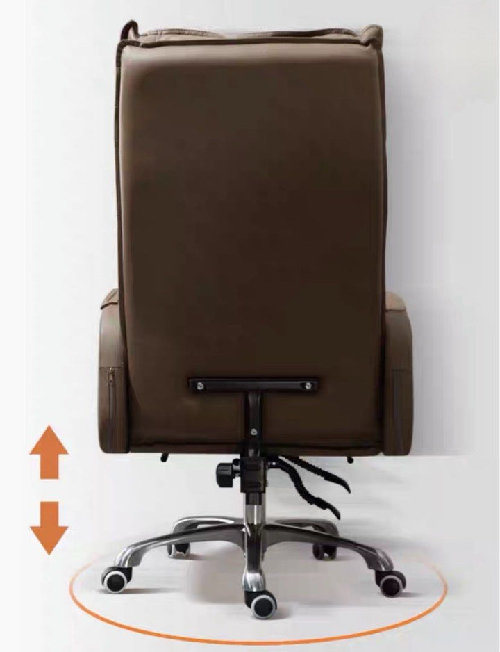 BIRGIT Modern Ergonomic Leather Office Chair - Radical Homes Singapore