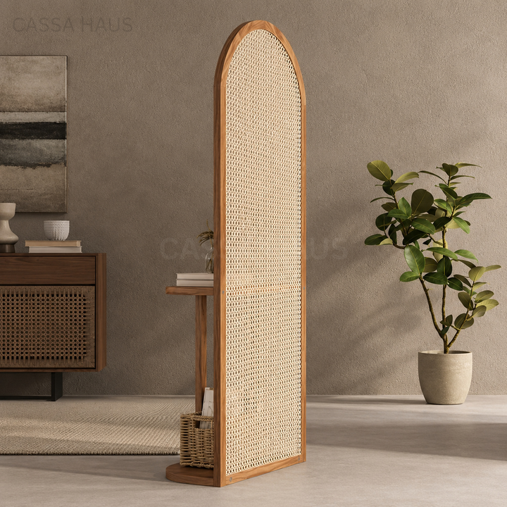 AJRE Rustic Rattan Partition - Cassa Haus Singapore