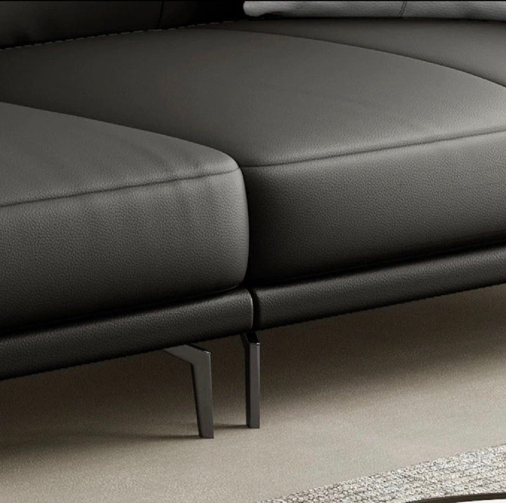 SIGRID Modern Genuine Leather Sofa (INSTOCK)