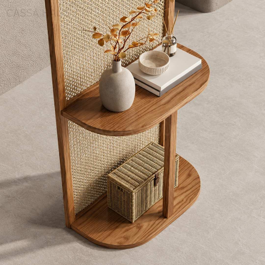 AJRE Rustic Rattan Partition - Cassa Haus Singapore