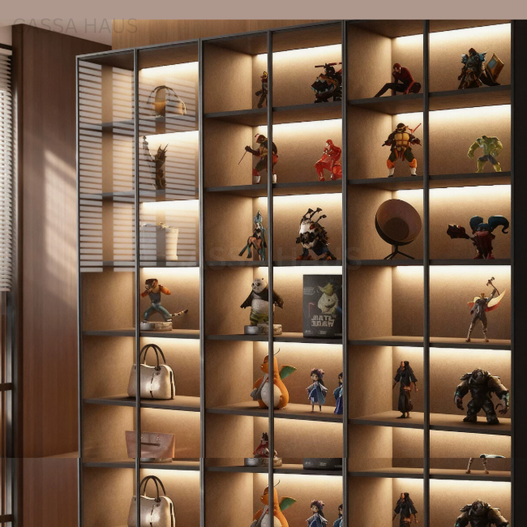 OVON Modern Glass Display Cabinet - Cassa Haus Singapore