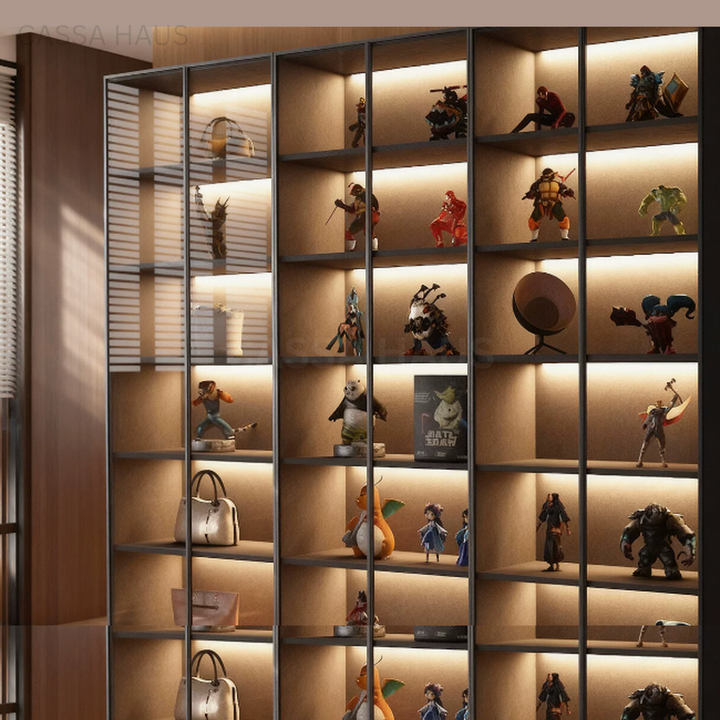 OVON Modern Glass Display Cabinet - Cassa Haus Singapore