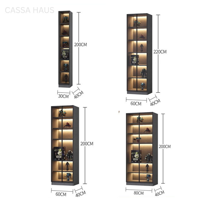 OVON Modern Glass Display Cabinet - Cassa Haus Singapore
