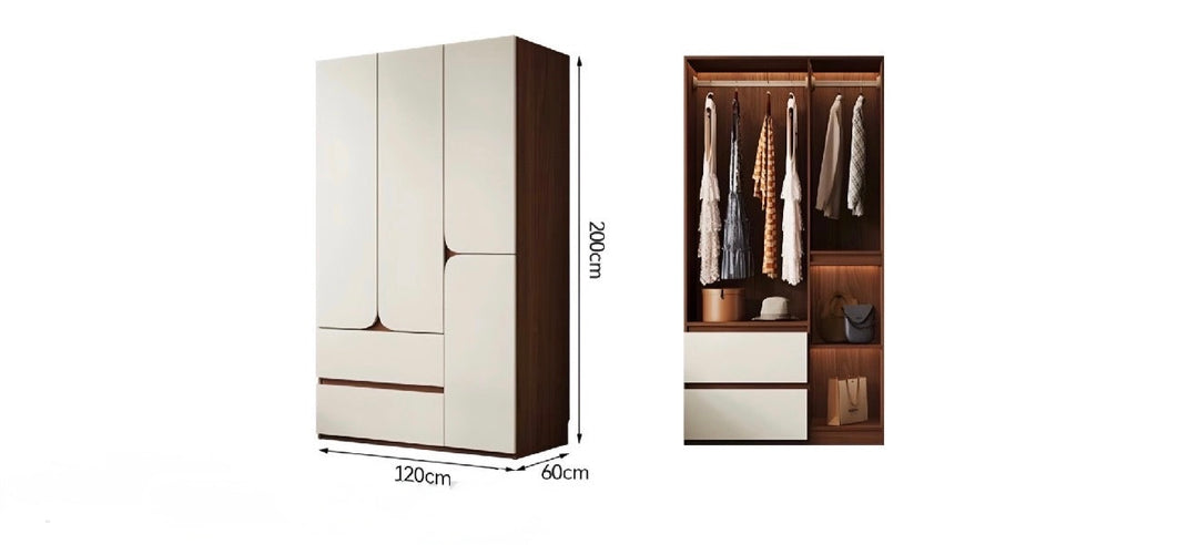 BROQEN Modern Solid Wood Wardrobe (INSTOCK)