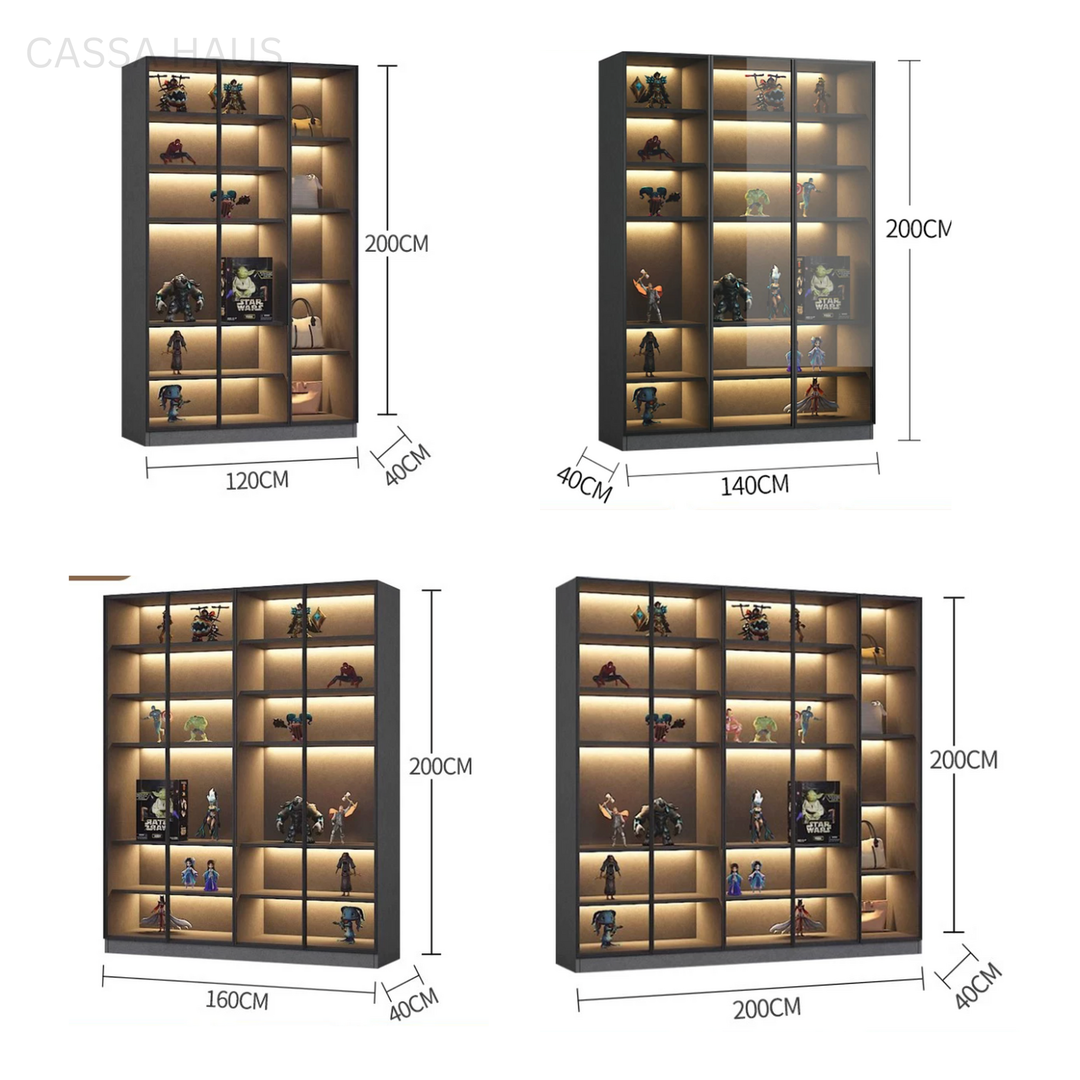 OVON Modern Glass Display Cabinet - Cassa Haus Singapore