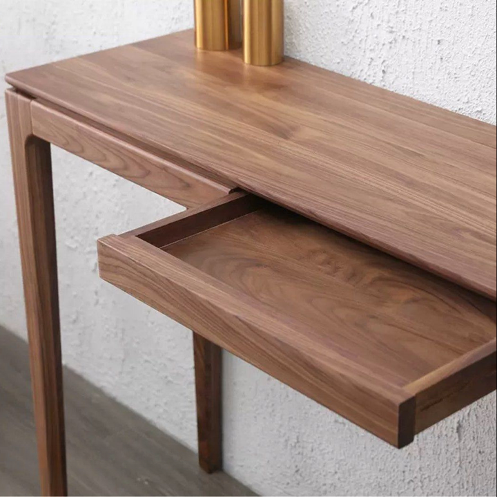 WALVOR Black Walnut Wood Console Table - Cassa Haus Singapore