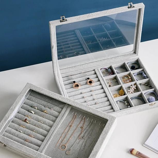 SELVANO Glass Top Jewellery Box - Cassa Haus Singapore