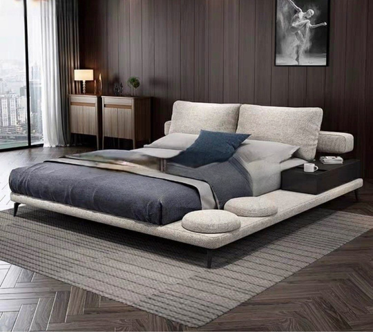 XERVO Modern Japandi Platform Bed - Cassa Haus Singapore