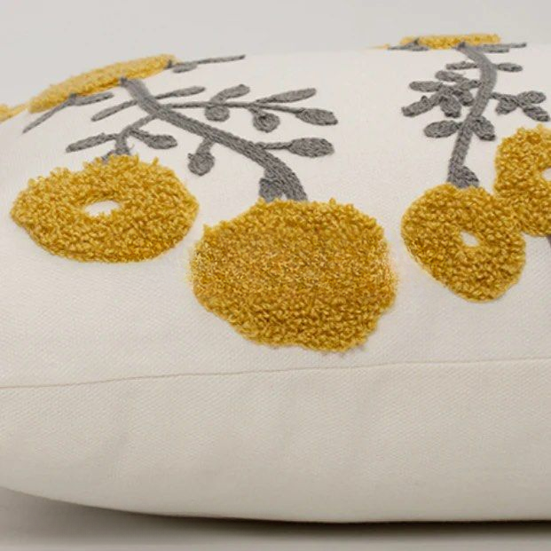 MIRELLE Flower Throw Pillow - Cassa Haus Singapore