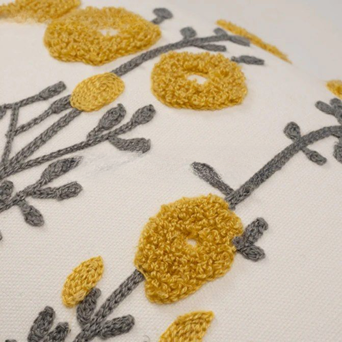 MIRELLE Flower Throw Pillow - Cassa Haus Singapore