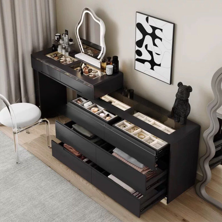 LUXEVRA Modern LED Vanity Table - Cassa Haus Singapore